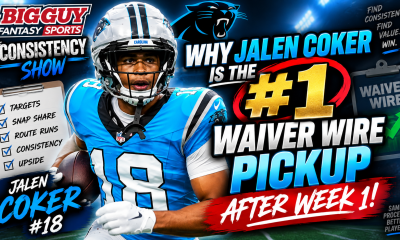 Why Jalen Coker is the #1 Waiver Wire Pickup after Week 1!
